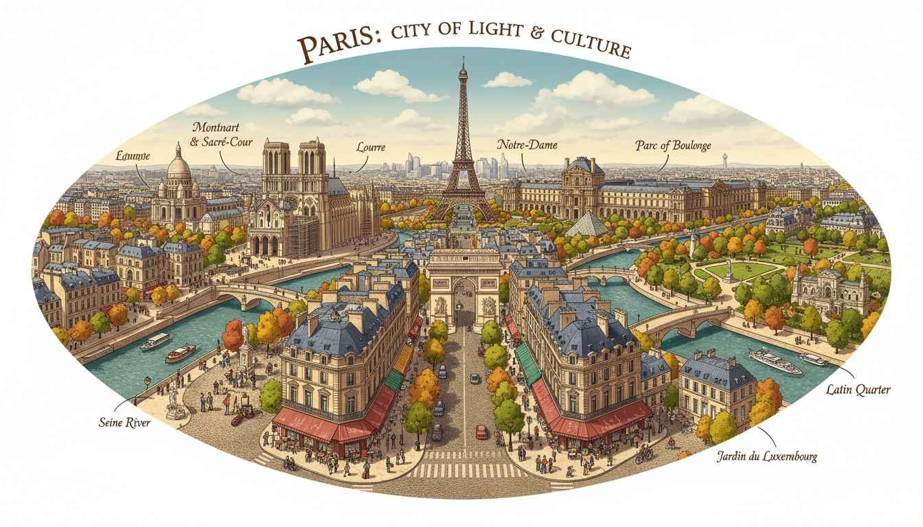 list of places to visit in paris