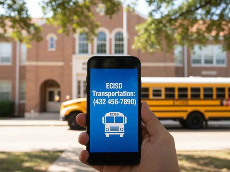 ecisd transportation phone number