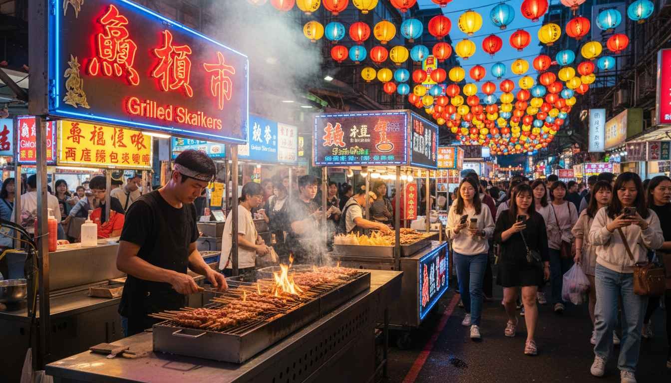 places to visit in taipei at night