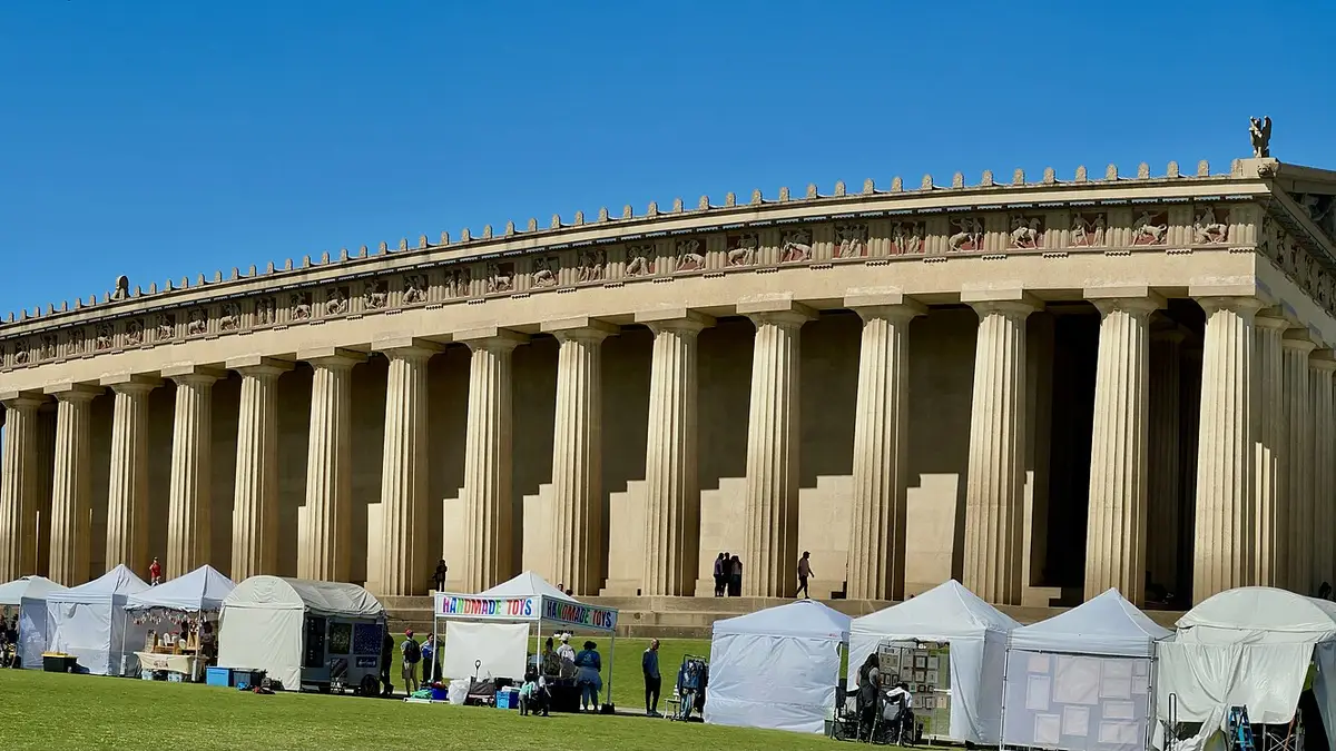 The Parthenon replica in Centennial Park, Nashville, a favourite fan stop on a Taylor Swift pilgrimage